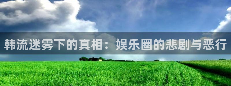 运达娱乐网站登录流程：韩流迷雾下的真相：娱乐圈的悲剧与恶行